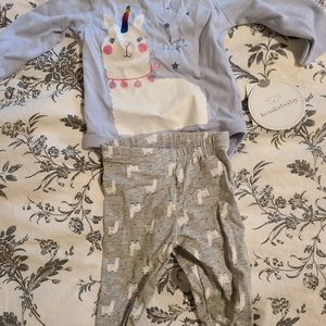 Body suit and pants set